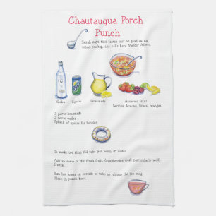 Chautauqua farstubrostansmaskin kökshandduk