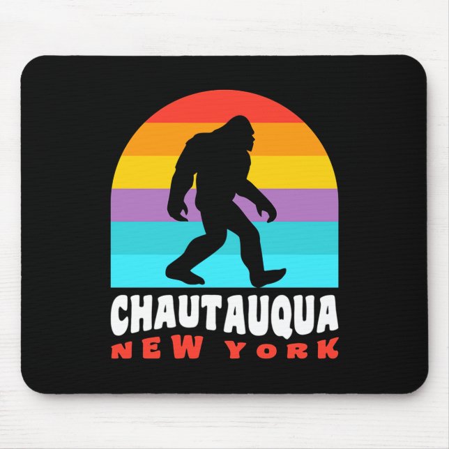 Chautauqua Lake New York Ny Retro T Shirt  Musmatta (Framsidan)