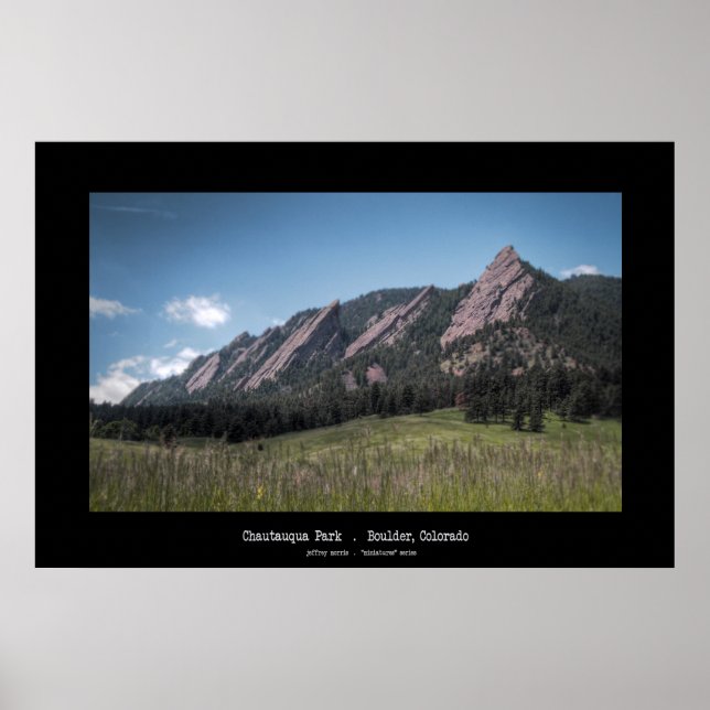 Chautauqua Park - Boulder, Colorado Poster (Framsidan)