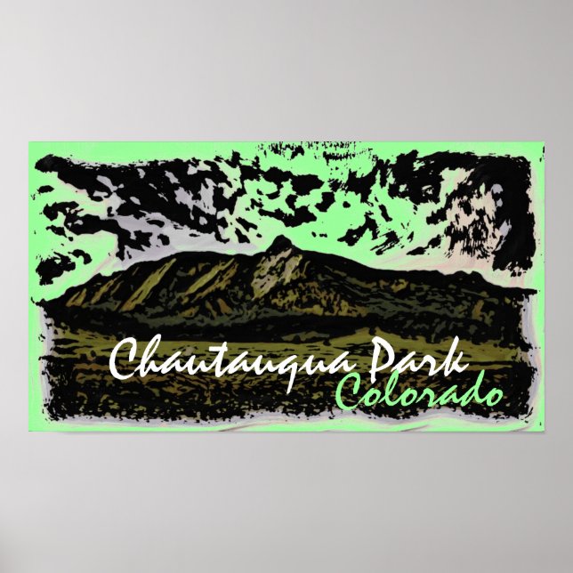 Chautauqua Park Colorado poster (Framsidan)