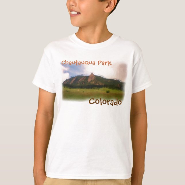Chautauqua Park-skjorta Tee Shirt (Framsida)