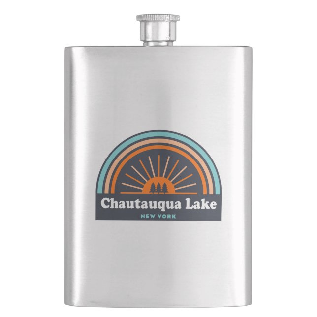 Chautauqua Sjö New York Rainbow Fickplunta (Framsidan)