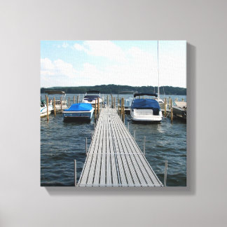 Chautauqua Sjö, New York Wrapped Canvas