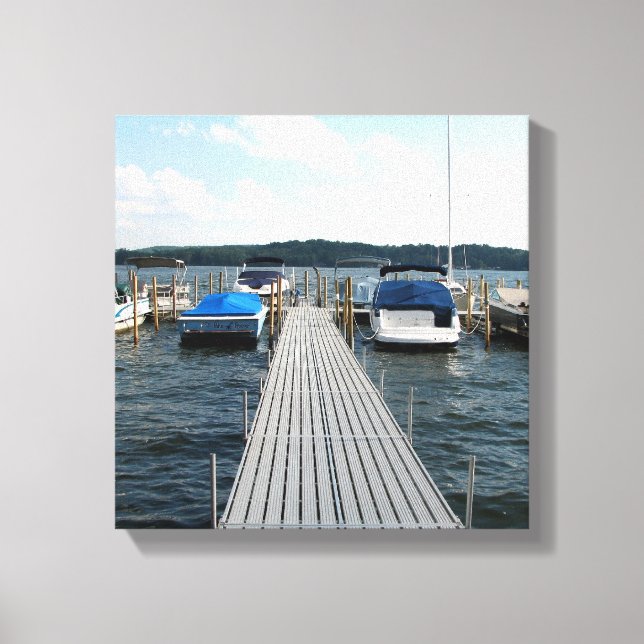 Chautauqua Sjö, New York Wrapped Canvas (Framsida)