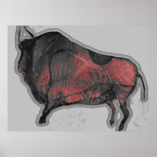 Chauvet Bison Poster