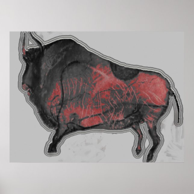 Chauvet Bison Poster (Framsidan)