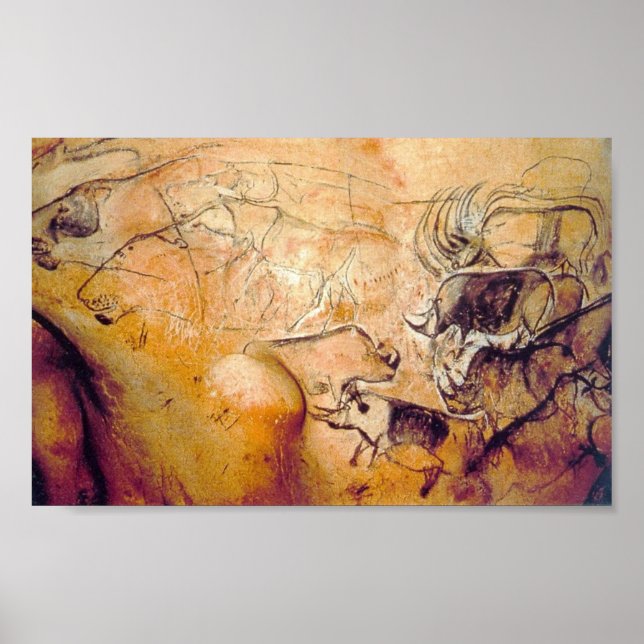 Chauvet Cave-målning Poster (Framsidan)