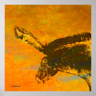 Chauvet Vild Horse Poster