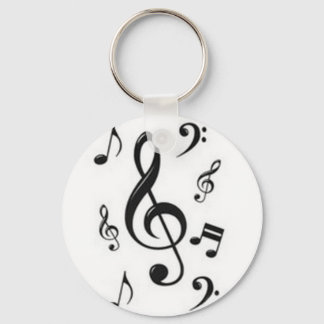 Chaveiro claves musicais nyckelring