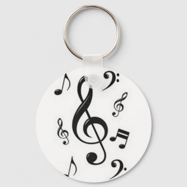 Chaveiro claves musicais nyckelring (Framsida)