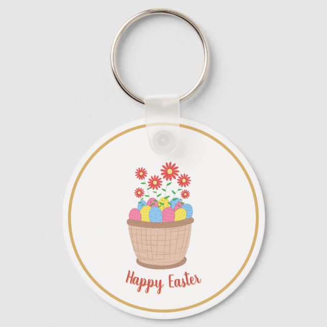 Chaveiro de Páscoa (Happy Easter) Nyckelring (Framsida)