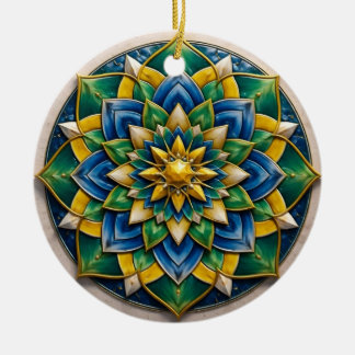 Chaveiro Mandala Luxo - 01 Julgransprydnad Keramik