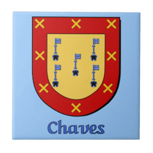 Chaves Family Shield Kakelplatta