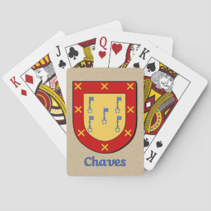Chaves Heraldic Shield Spelkort