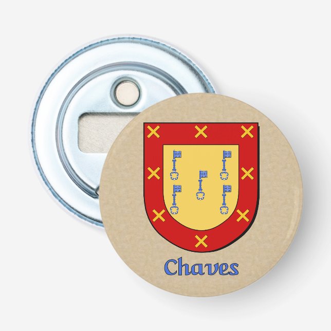Chaves Historical Arm Shield Flasköppnare (Framsidan)