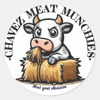 Chavez Jerky Runt Klistermärke