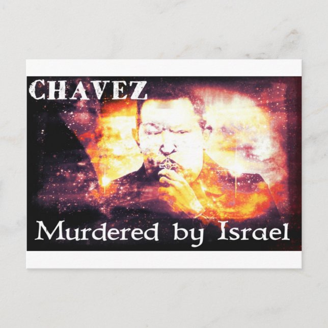 Chavez Murdering av Israel Vykort (Framsida)