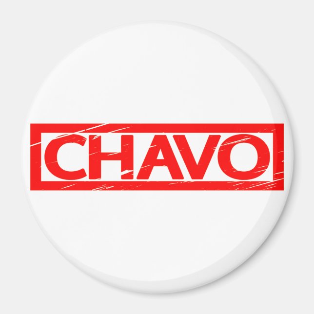 Chavo Frimärke Magnet (Framsidan)