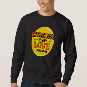 Chazuke är My Kärlek Language Japansk Food Foodie Lång Ärmad Tröja