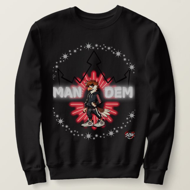 Chazza - Mandem Collection -SVBK- SILVERBCK Lång Ärmad Tröja (Design framsida)