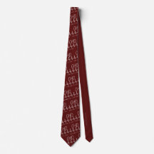 CHD Awareness Red Heartslag Neck Tie