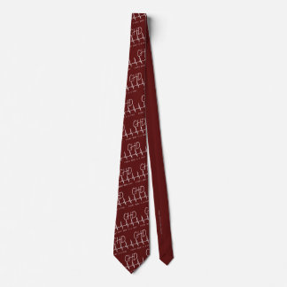CHD Awareness Red Heartslag Neck Tie Slips