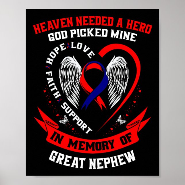 Chd Heart Disease Awareness In Memory Of Great Nep Poster (Framsidan)