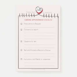 CHD-pulsslag Möte post-it-anteckningar Post-it Block