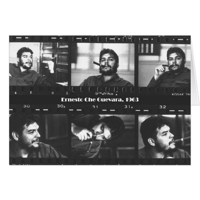 Che33 mm hälsningskort (Framsidan Horizontal)