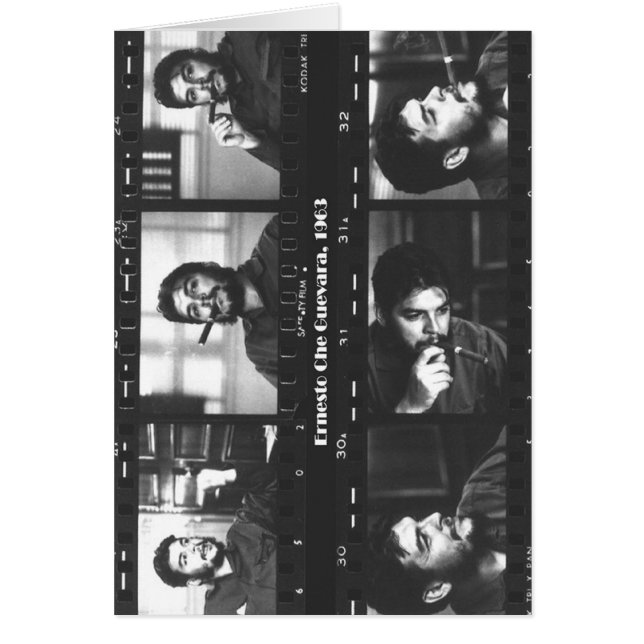 Che33 mm hälsningskort (Framsidan)