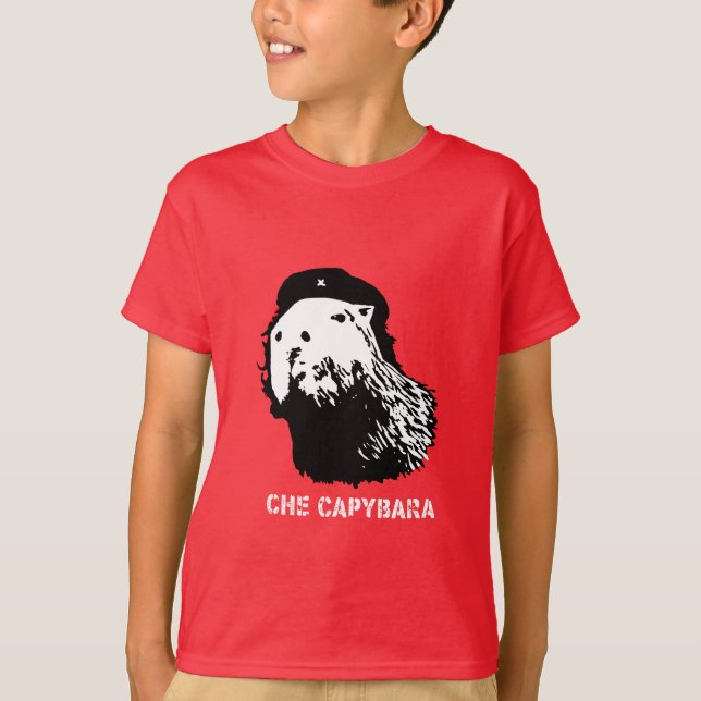 Che Capybarat-skjorta T-shirt (Framsida)