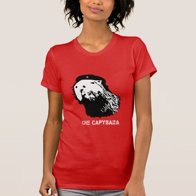 Che Capybarat-skjorta Tee (Framsida)