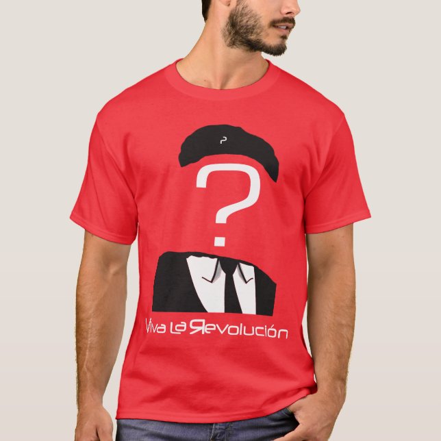 Che genast - ViVa le Revolucion!! (Mörka skjortor) T Shirt (Framsida)