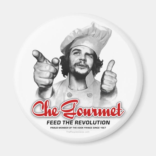 Che Gourmet Matar Revolutionen Che Guevara Magnet (Framsidan)