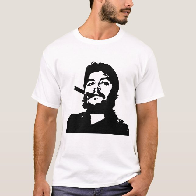 Che Guevara, Comandante, Revolution, Kuba, Havanna T Shirt (Framsida)