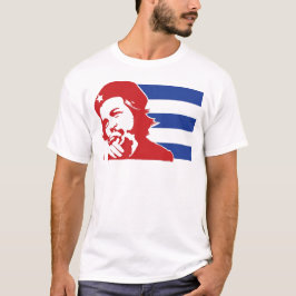 Che Guevara Cuban Flag  T Shirt
