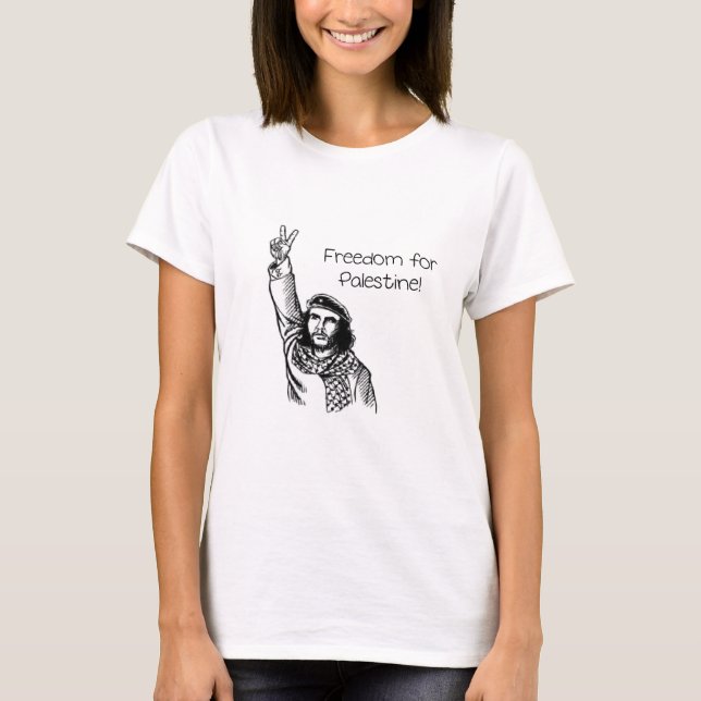 Che Guevara, frihet för Palestina! T Shirt (Framsida)