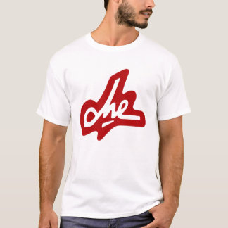 Che Guevara häfte - som är rött på vit T Shirt