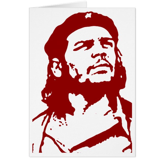 Che Guevara. Hälsningskort (Framsidan)