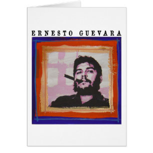 Che Guevara målar Hälsningskort
