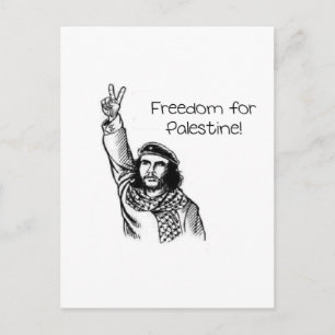 Che Guevara , Palestinas frihet! Vykort