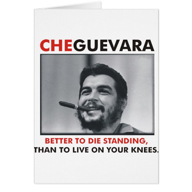Che Guevara Products & Design! Hälsningskort (Framsidan)
