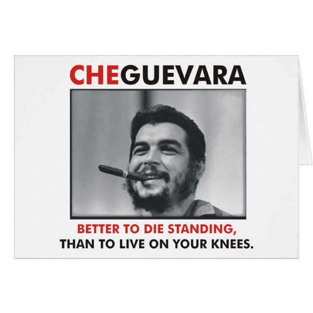 Che Guevara Products & Design! Hälsningskort (Framsidan Horizontal)
