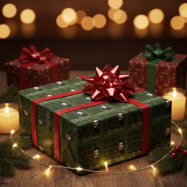 Che Guevara Quote - Varje Ensam är värd ingenting Presentpapper (Skapare uppladdad)