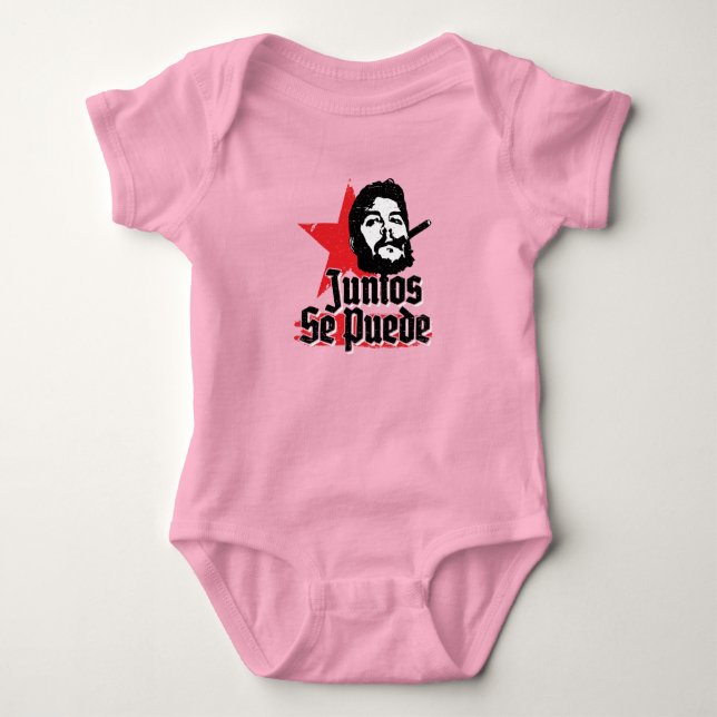 Che Guevara Revolutionary Quote Juntos Se Puede T Shirt (Framsida)
