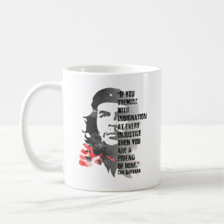 Che Guevara Revolutionary Vintage Policy Quote Kaffemugg