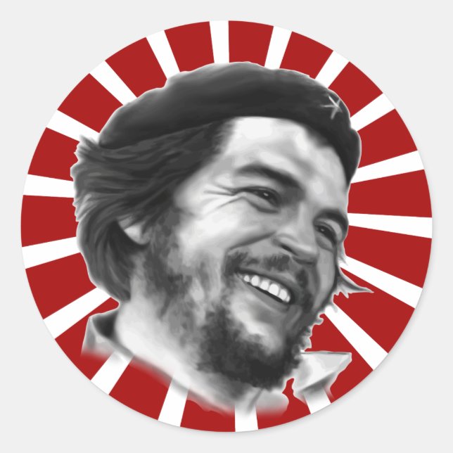 Che Guevara Runt Klistermärke (Framsida)