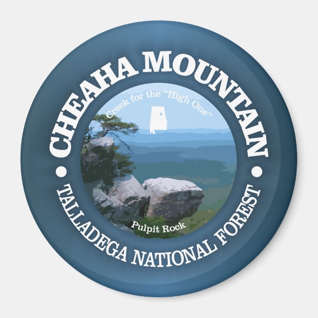 Cheaha Mountain Magnet (Framsidan)