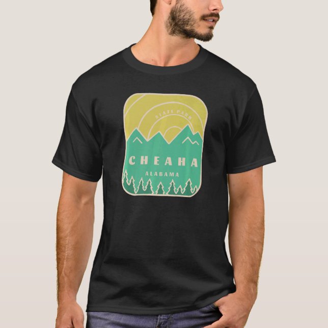 Cheaha Park Mountains T Shirt (Framsida)