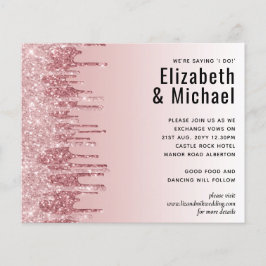 CHEAPEST Ro Guld Rosa Glitter Bröllop